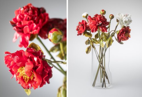 Сможете ли вы отличить эти стеклянные цветы от настоящих? (8 фото)