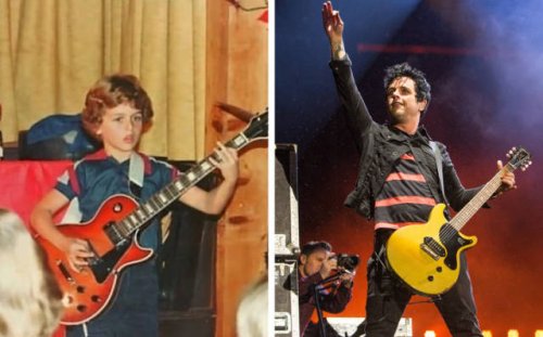 Рок-звёзды до и после прихода всемирной славы (19 фото)