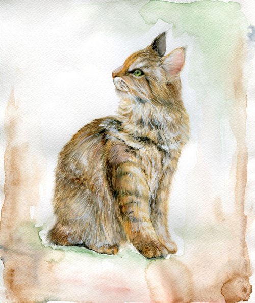 Художница изобразила кошек в стиле знаменитых художников и различных направлений живописи (12 фото)